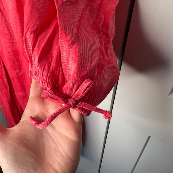 Free People Mara Mini Dress Pink Rose Women's Size Medium - Picture 3 of 8